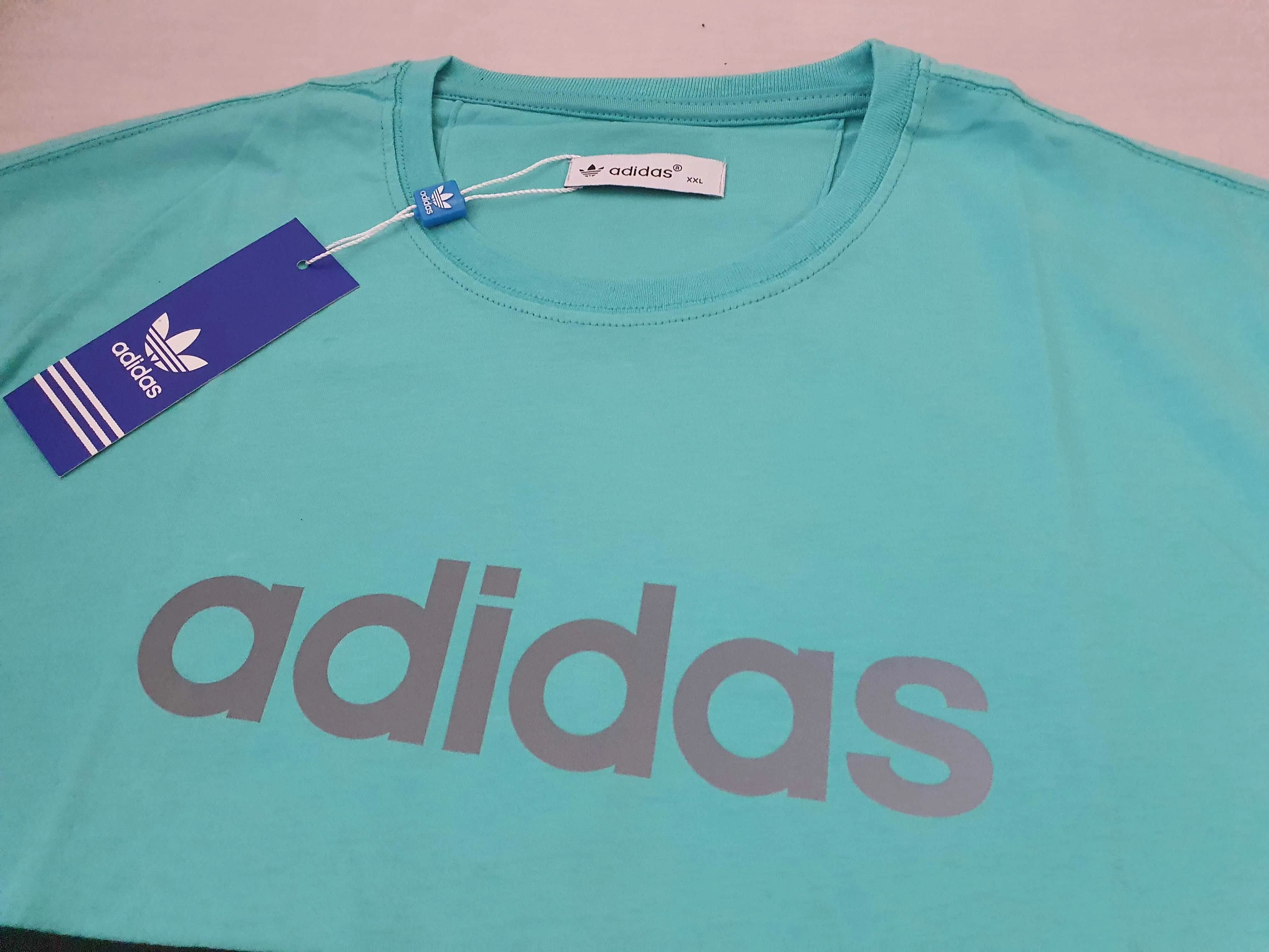 NOWA męska koszulka Adidas t-shirt sportowy super piękne kolory xxl