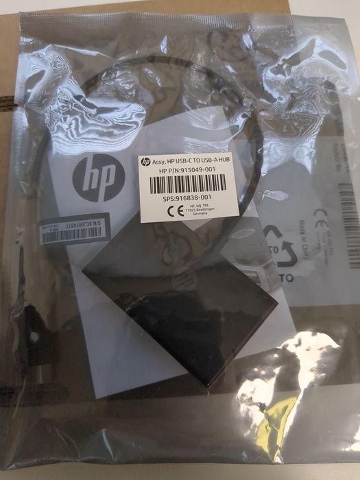 Мультипортовий адаптер HP USB-C to 3 USB-A Hub (Z6A00AA)