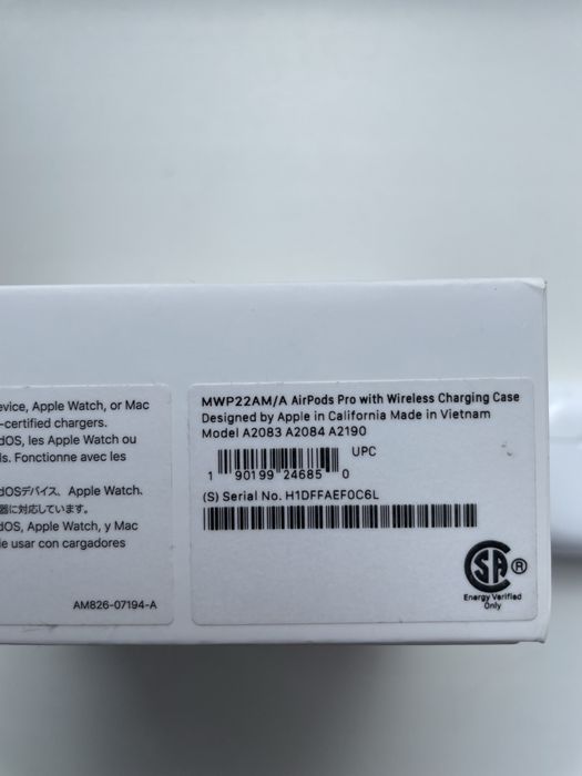 Airpods pro 1 покоління