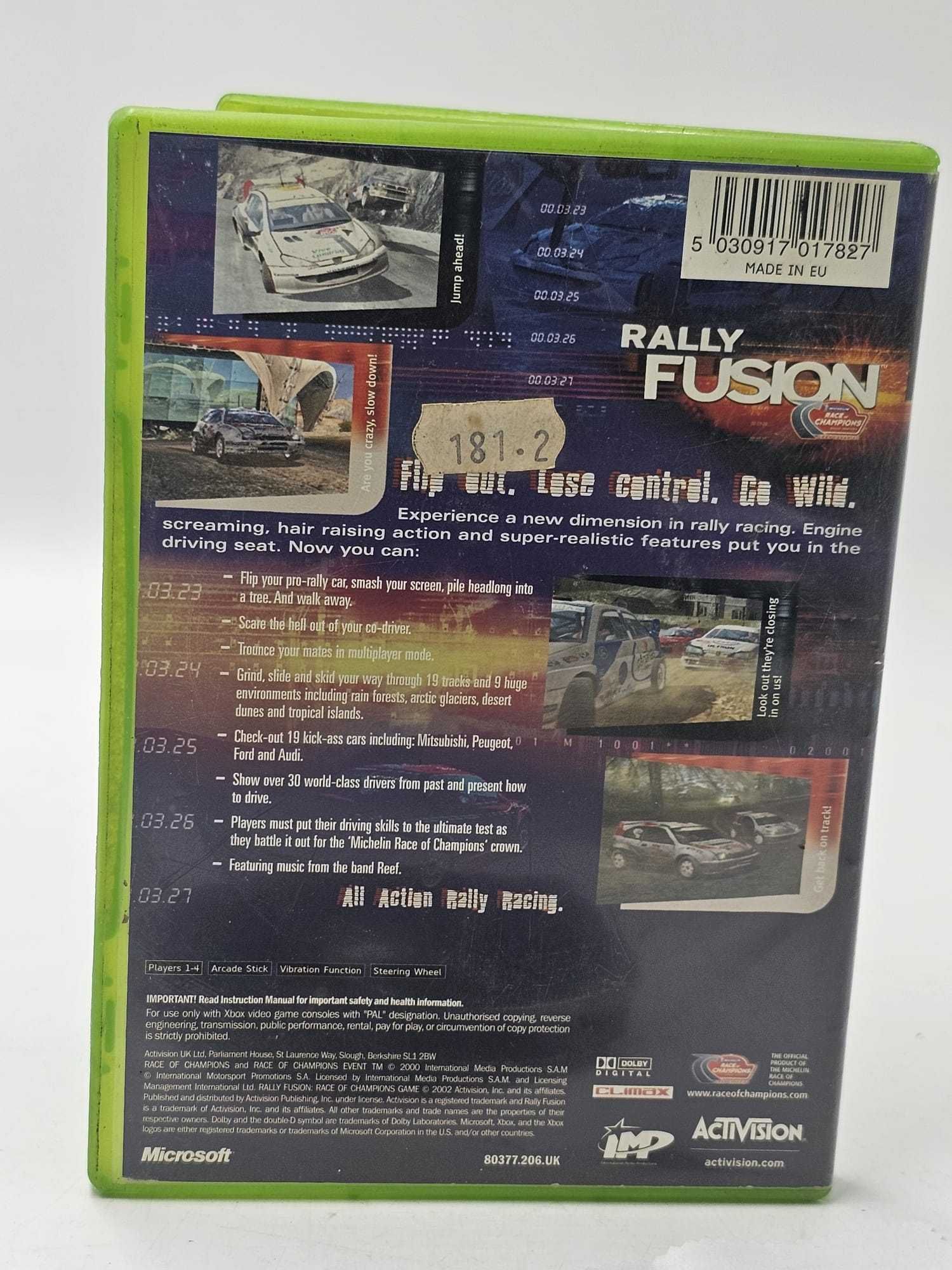Rally Fusion gra Xbox