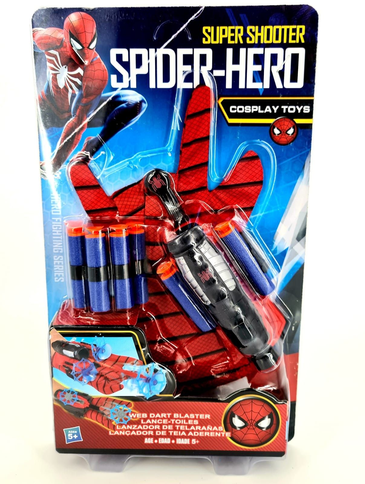Nowa super rękawica z wyrzutnią Spider-Man - zabawki
