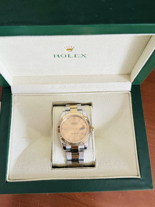 Rolex datejust com caixa