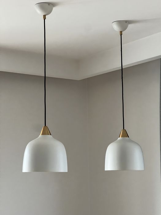 2 lampy sufitowe wiszace