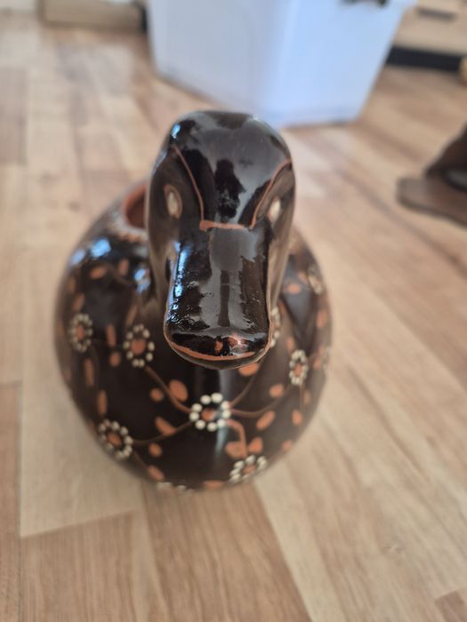 Ceramiczna kaczka z PRL u Łysa Góra