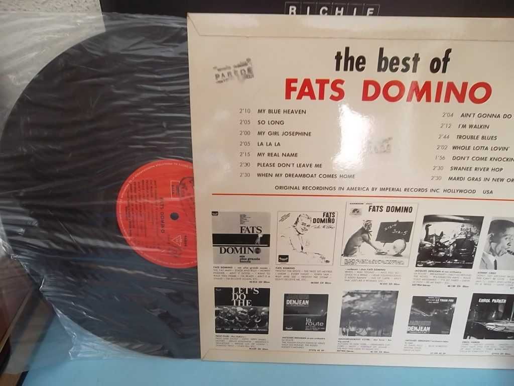 Vinil (LPs) : Suzi Quatro, Louis Armstrong, Fats Domino, Renaissance.