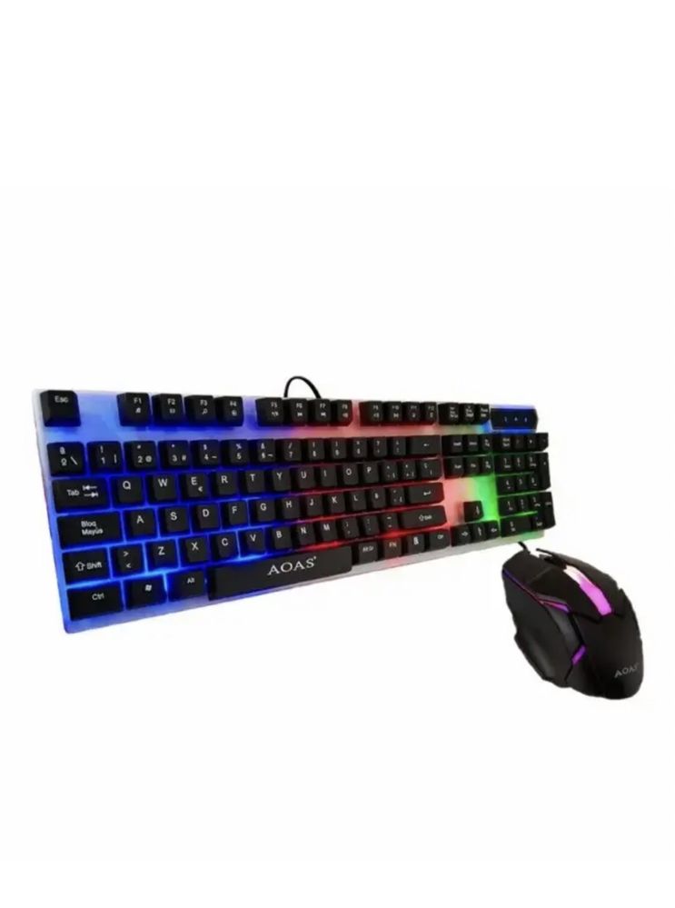 Дротова ігрова клавіатура з підсвіткою LED GAMING KEYBOARD + Миша