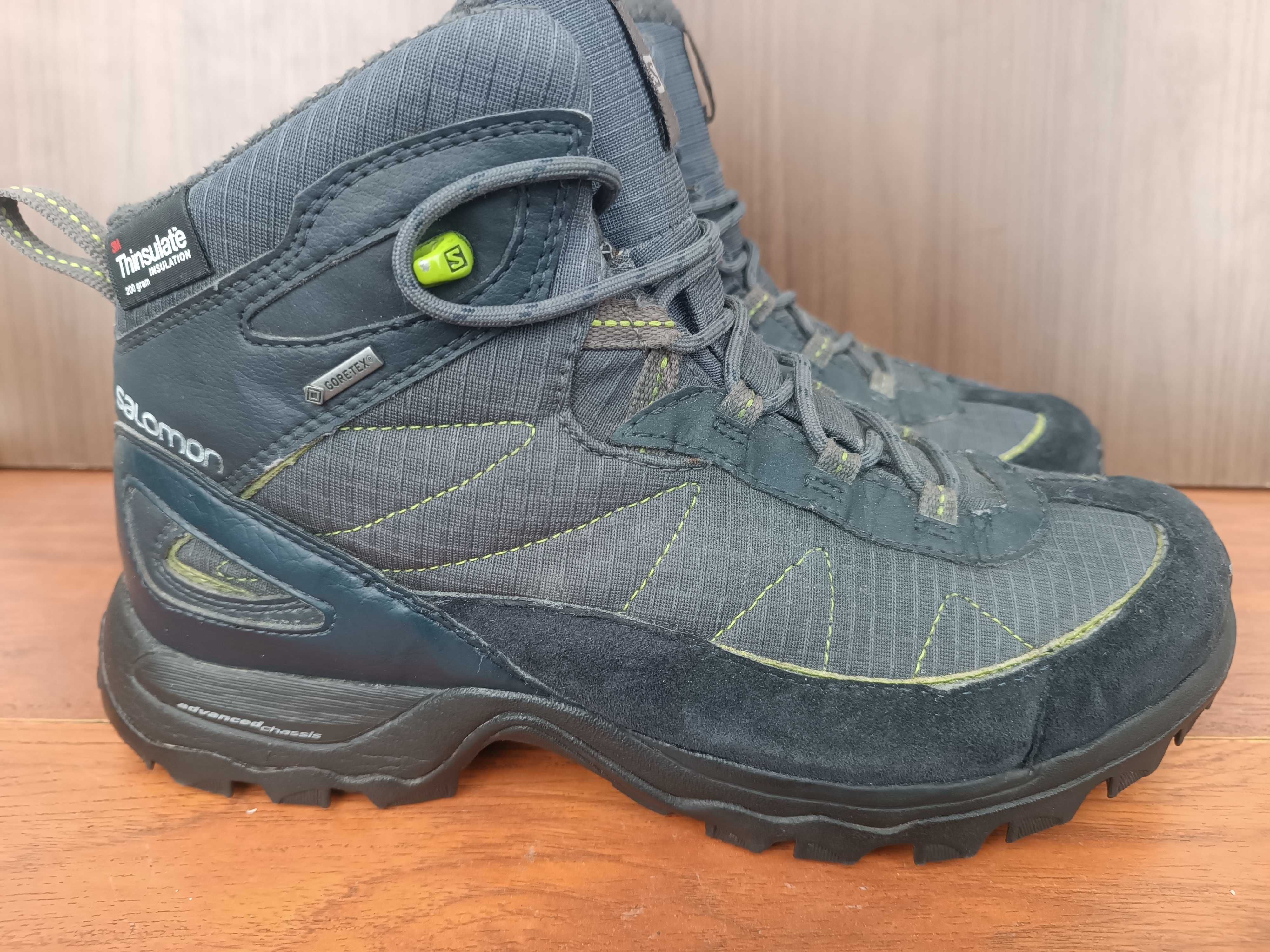 Ботинки Salomon X mid Gore Tex оригинал 42 зима 27 см