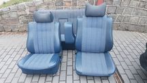 tapicerka mercedes 123 siedzenia w123 mercedes fotele w123 niebieski