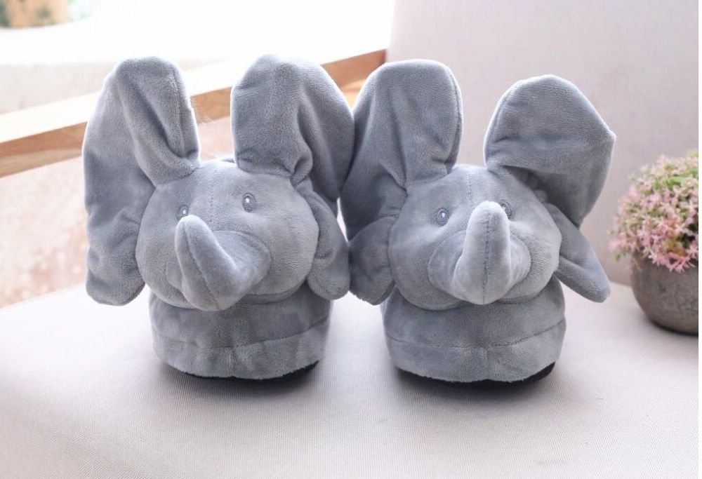 Kapcie Słonie ruszające uszami, roz. 34, NOWE, super cena!