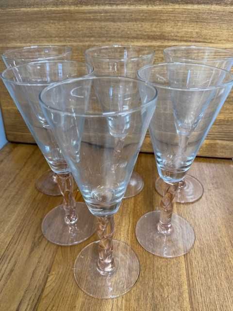 komplet 6 sztuk Puchary szklane do deserów 620 ml duże