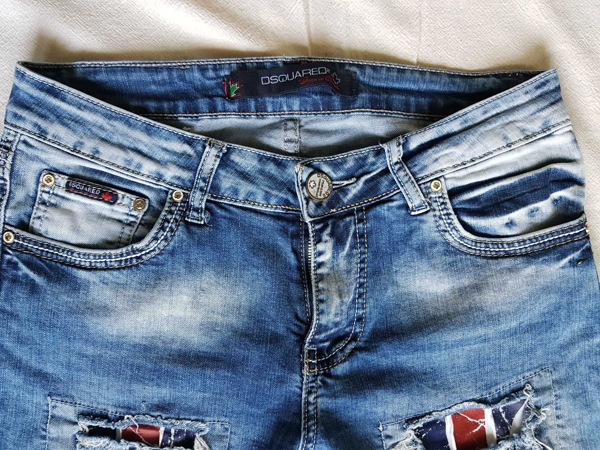 Dsquared2 spodnie jeans 37 Orginal / Elastyczne