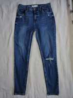 Jeansy rurki skiny S 36 M 38