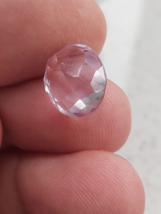 Piękny ametyst jubilerski 7.74ct. duży, fasetowany.