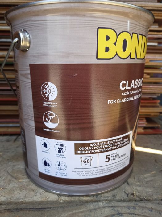 Lazura BONDEX classic 9 kolorów puszki 5 litrów nowe warto !!!