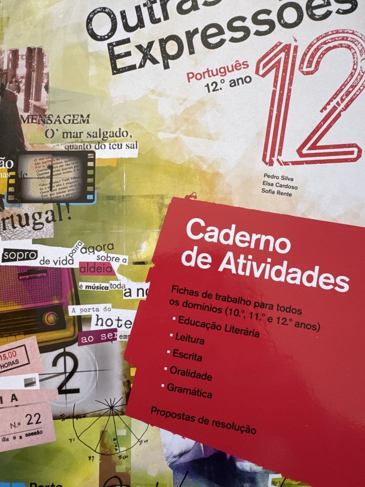 Caderno de preparação para o exame 12.º ano Português.