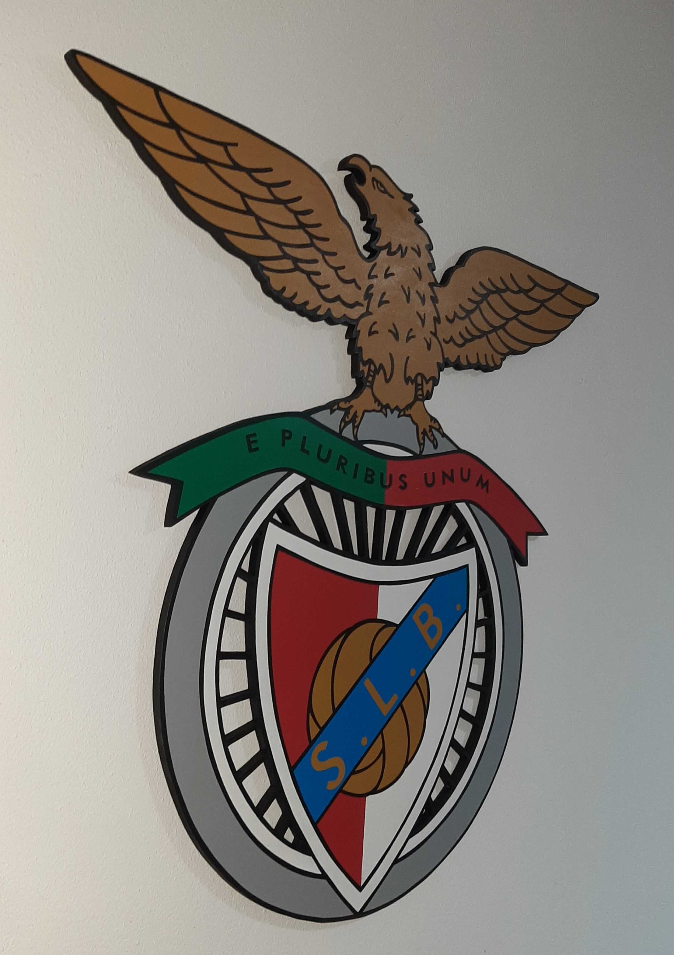 Emblema Benfica em mdf