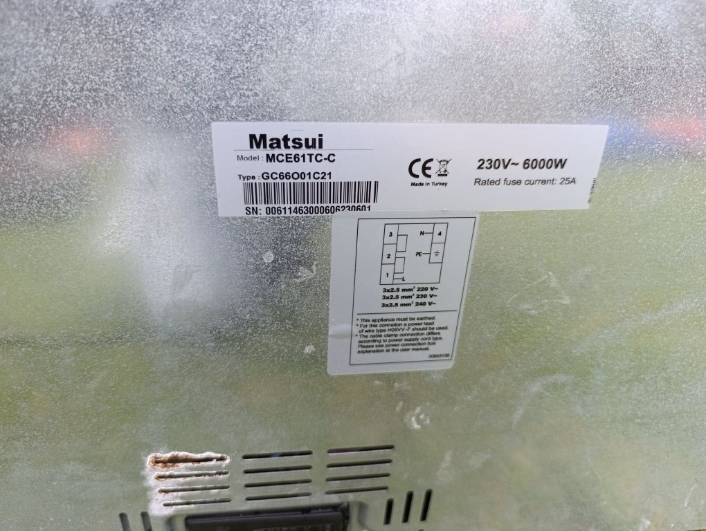Płyta elektryczna matsui