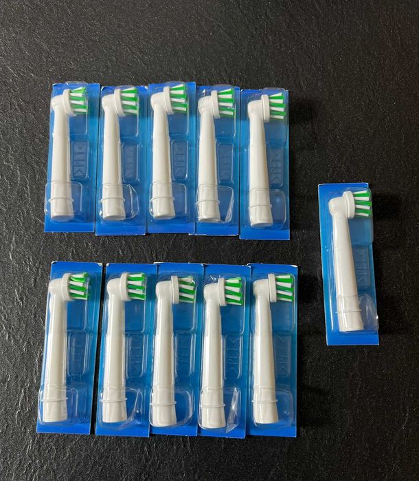 Końcówki Oral-B Pro Cross Action Oryginalne Białe 11 sztuk