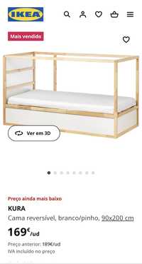 Cama Kura Ikea com ofertas