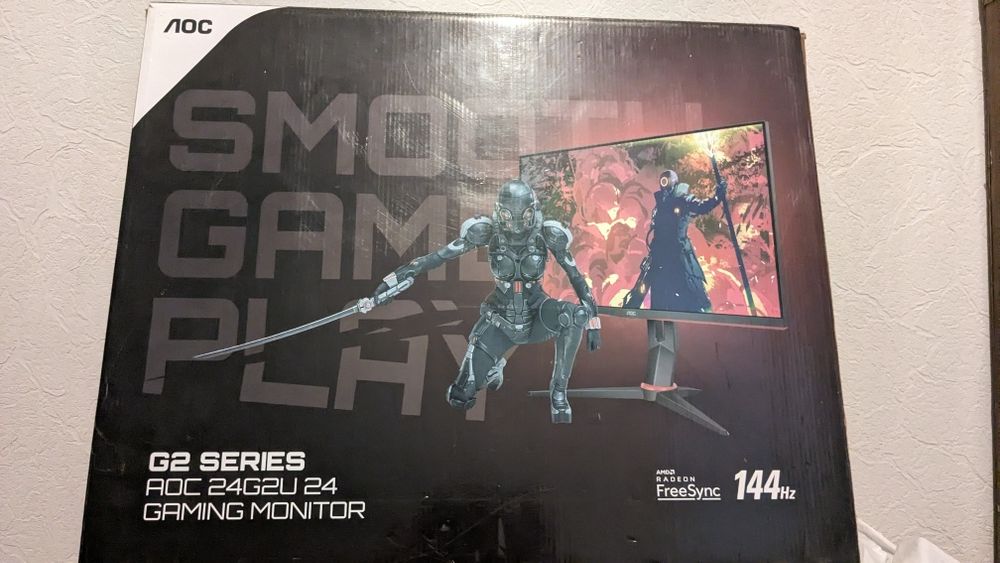 Мощный игровой компьютер, и монитор 144