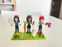Klocki Lego Friends figurki minifigurki Emma Olivia Stephanie Królik