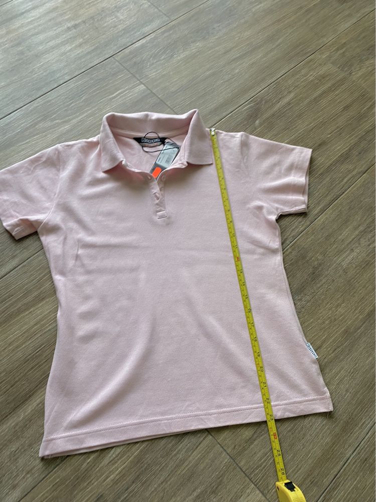 Медичне поло футболка жіноча рожева пудра S M Оригінал Kappa