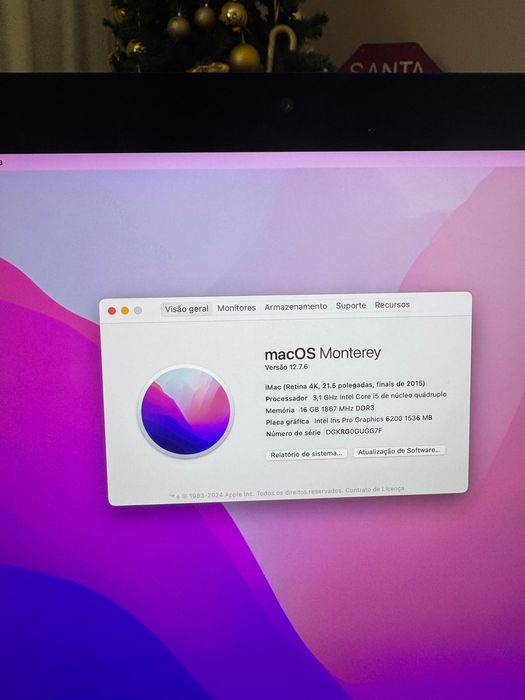 iMac 21.5” Retina 4K – 16GB RAM – 1TB – Oportunidade!