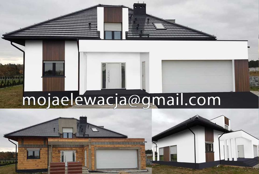 Projekt elewacji domu