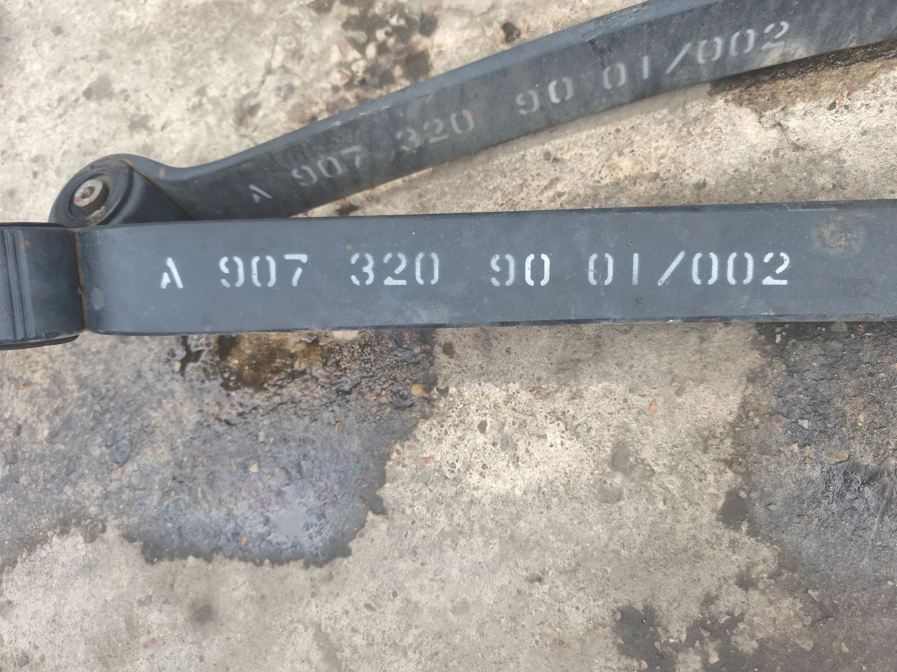 Resory pióra resor pojedynczy Mercedes-Benz Sprinter w907 w906 a9073209001