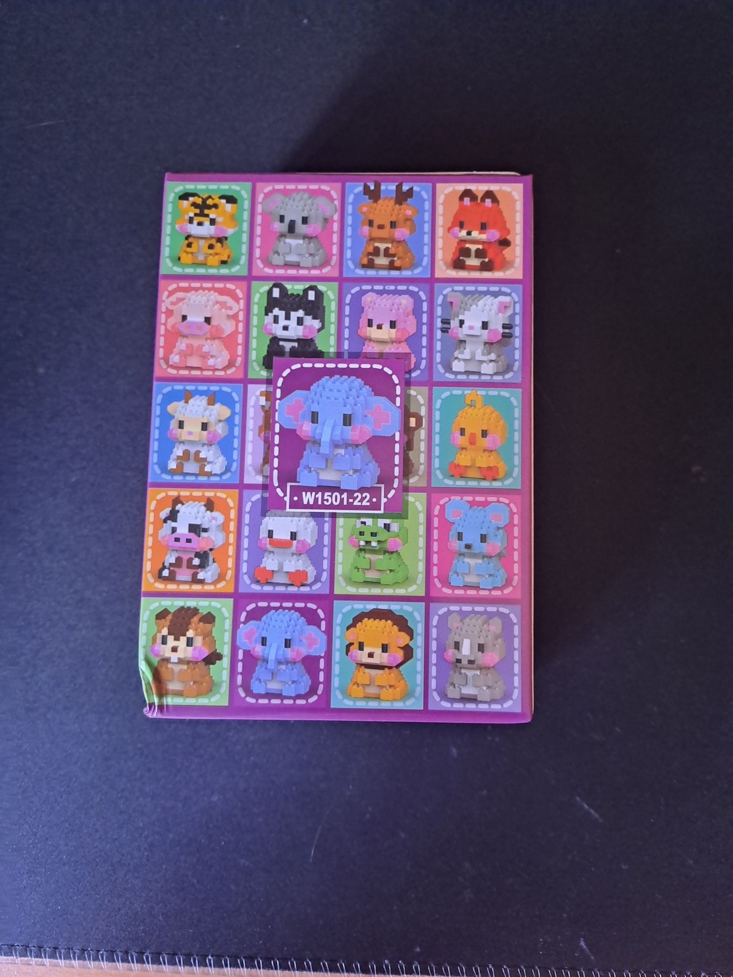 Mini blocos de montar elefante