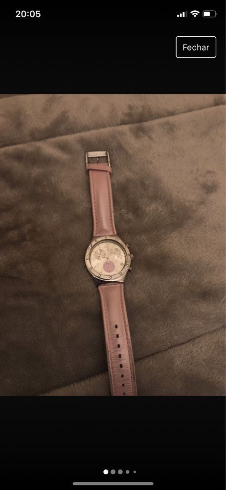 Relógio Swatch rosa