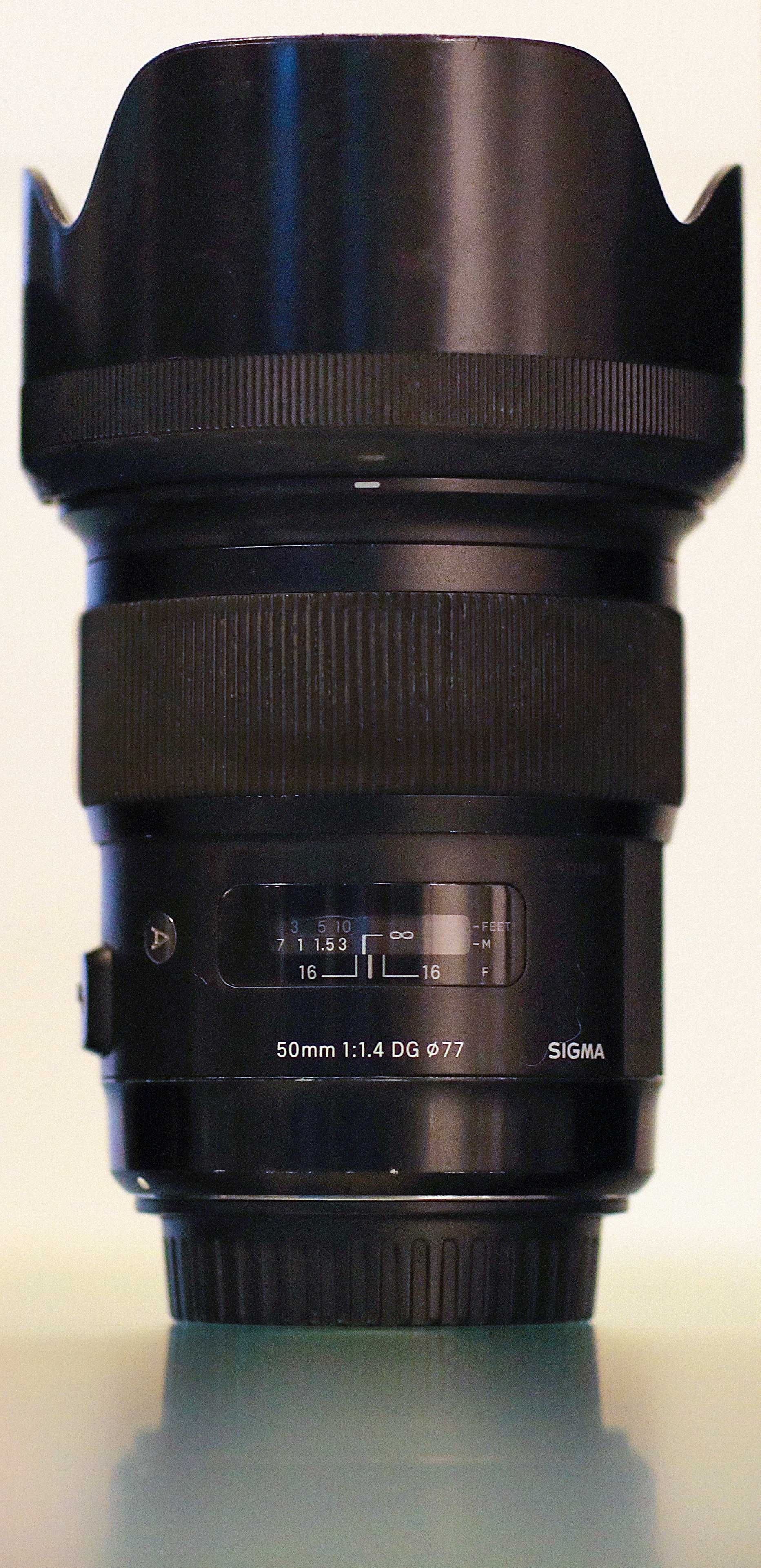Об'єктив Sigma 50mm f/1.4 DG HSM Art (для Canon)