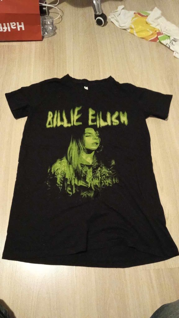 Billie Eilish Cropp r.S T-shirt 100 proc bawełna