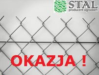 MOCNA Siatka ogrodzeniowa ocynkowana 2,5mm 150cm rolka 10mb za 119 zł