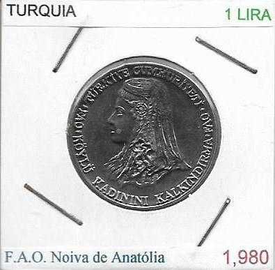 Turquia - - - "F.A.O. - Noiva da Anatólia" - - - - - Moedas