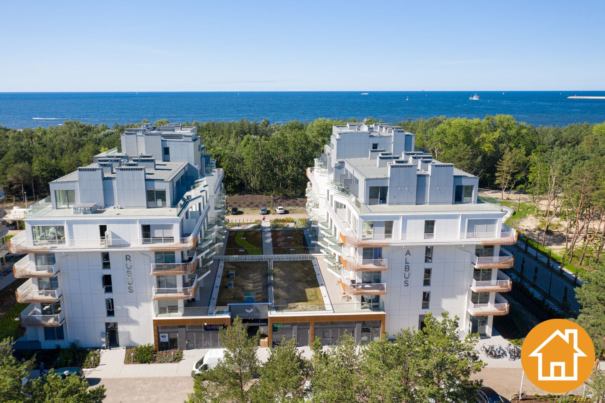 Apartamenty ApartPark z garażem przy plaży