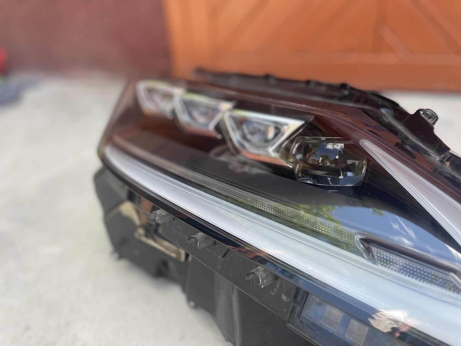 Lexus RX фари передні рестайлінг 4 лінзи система Blade Scan 19-22 року