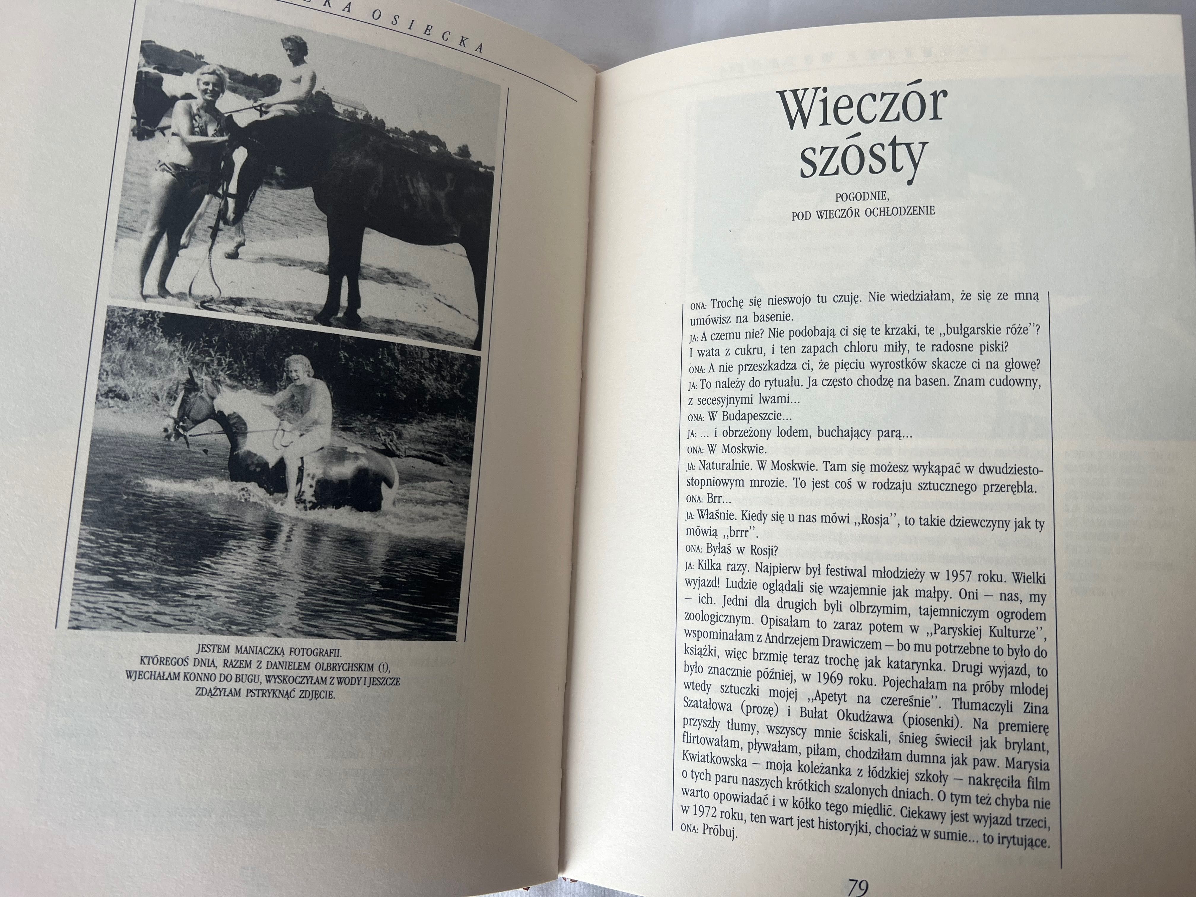 Książka „Rozmowy w tańcu” Agnieszka Osiecka 1992