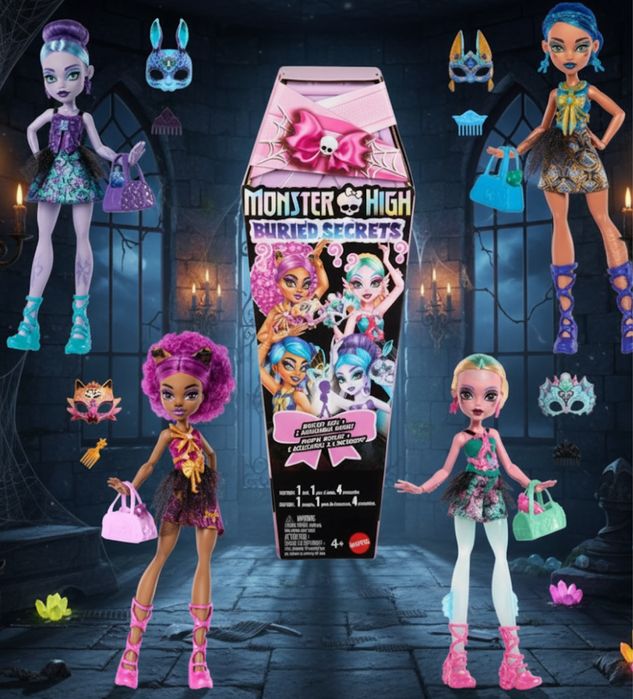 Lalka Monster High Buried Secrets Ukryte Sekrety niespodzianka