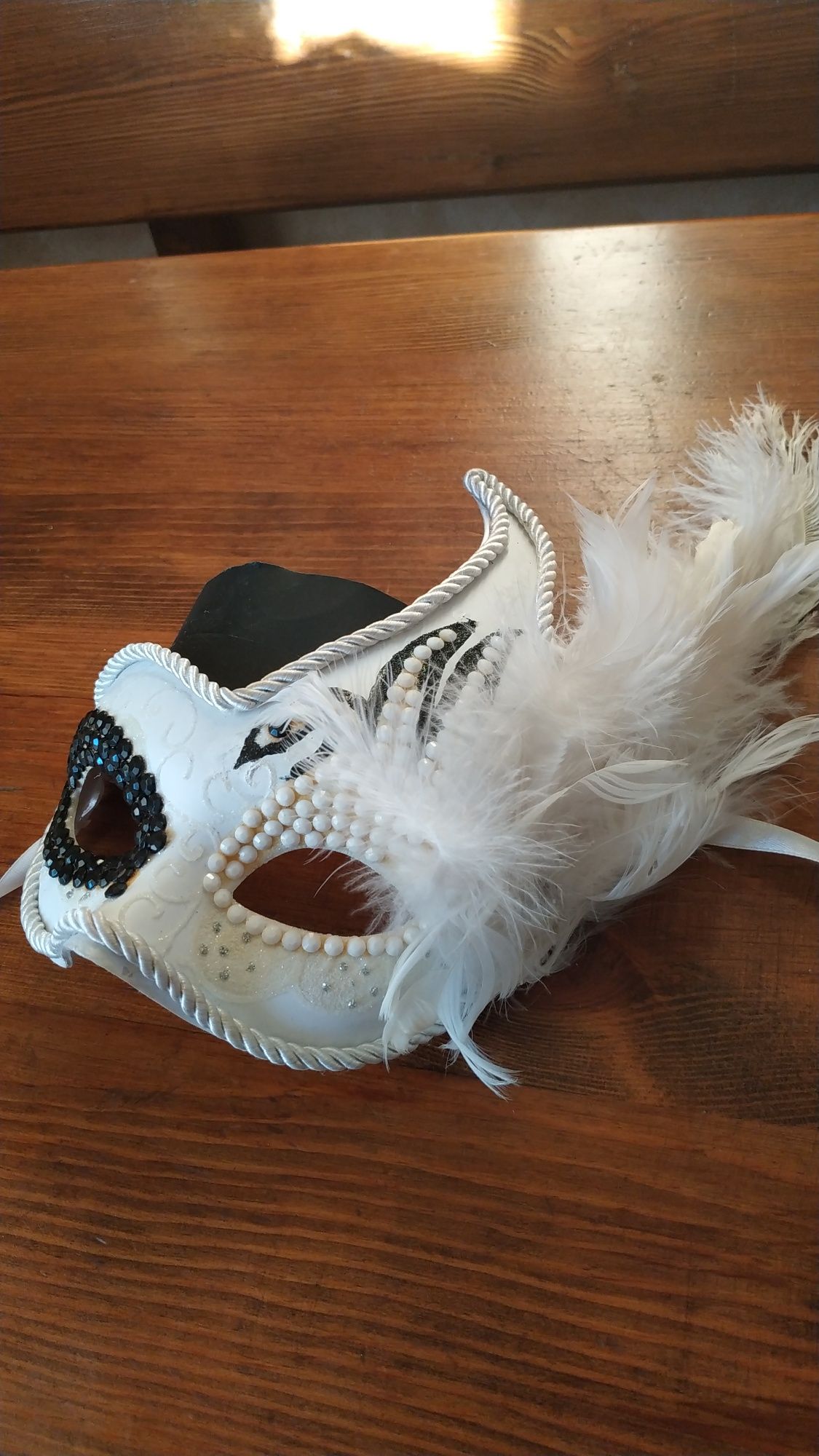 Маскарадная карнавальная маска hand made