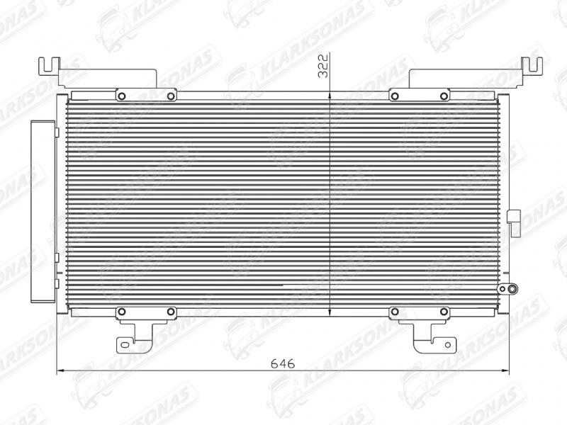 кондиціонер SUBARU LEGACY (BN/BS), 02.2014 -07.2019 73210AL000