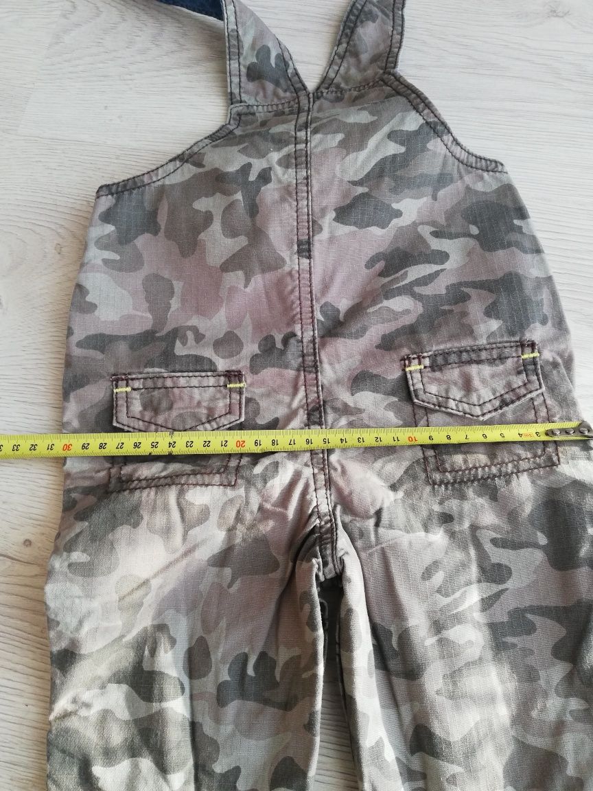 Ogrodniczki moro rozm 80 /86