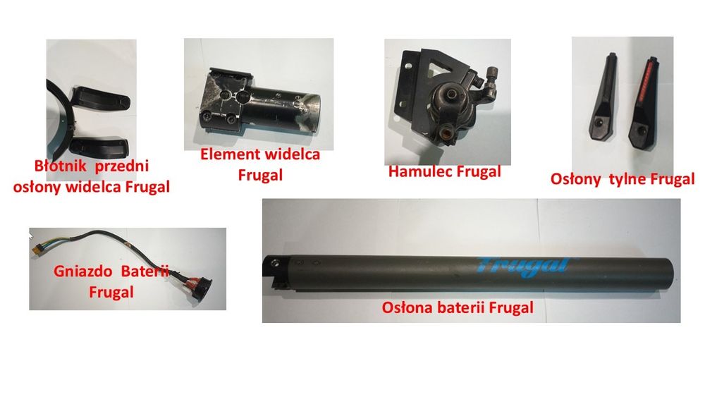 Hulajnoga Frugal - części, koło tylne