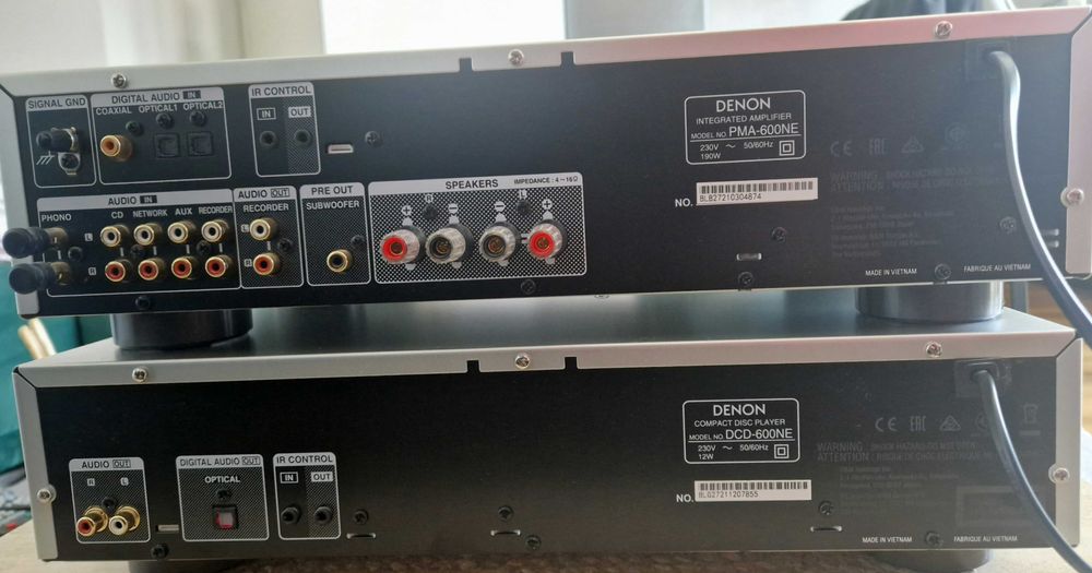 Wzmacniacz DENON PMA-600NE oraz odtwarzacz DENON DCD-600NE