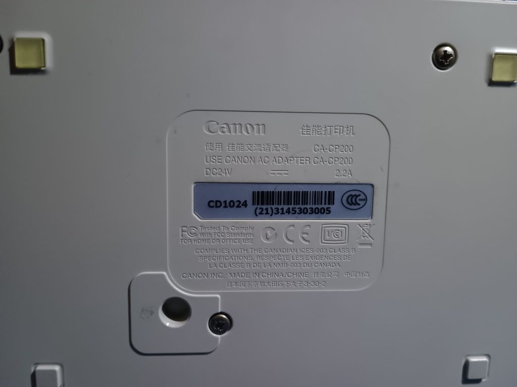 Принтер для фотографий Canon CA-CP200