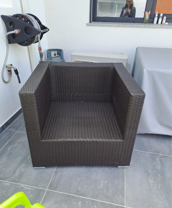 Cadeirão jardim exterior