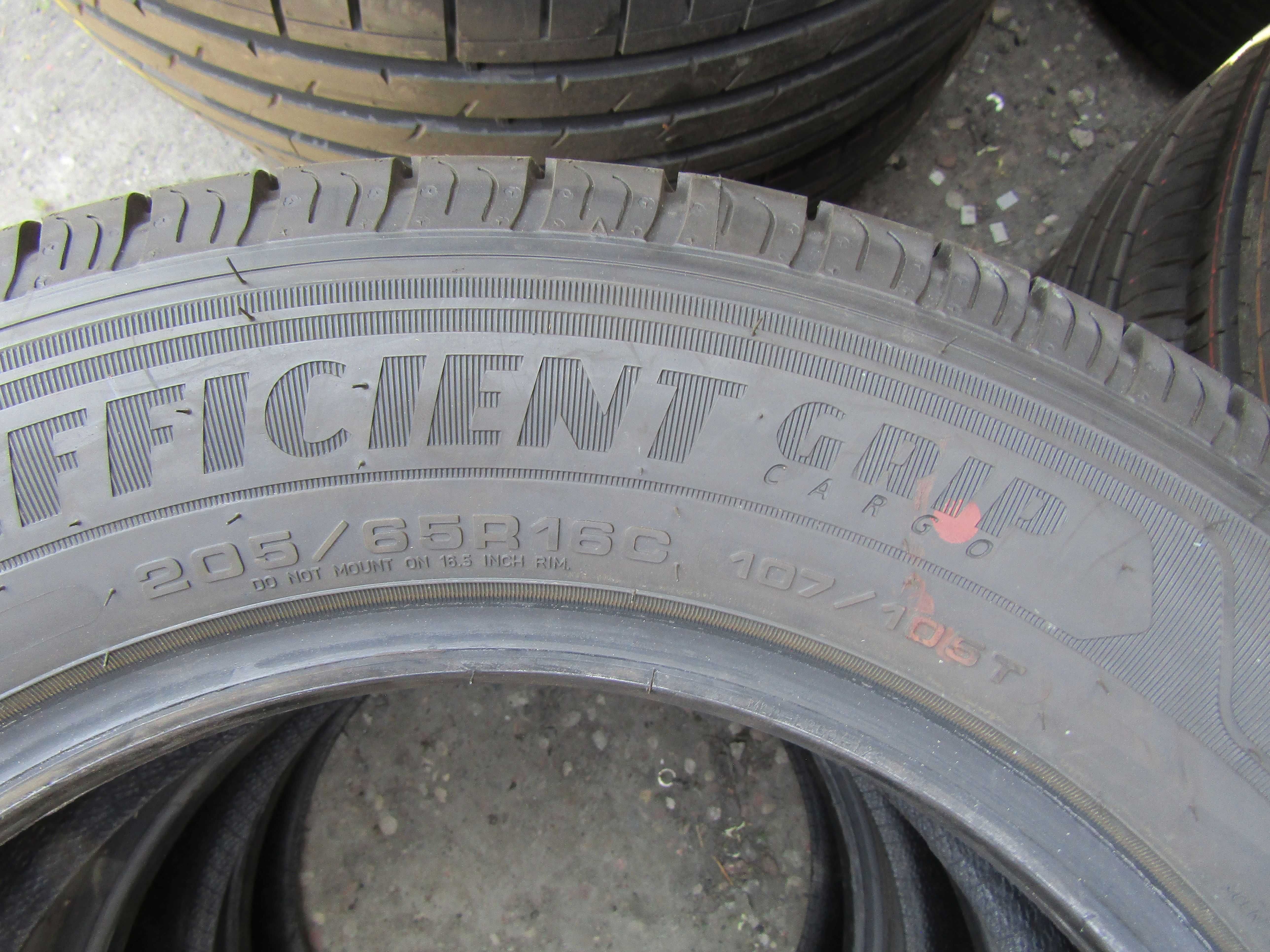 205/65R16C Goodyear EfficientGrip Cargo 4szt Nieużywane 107T 2022r