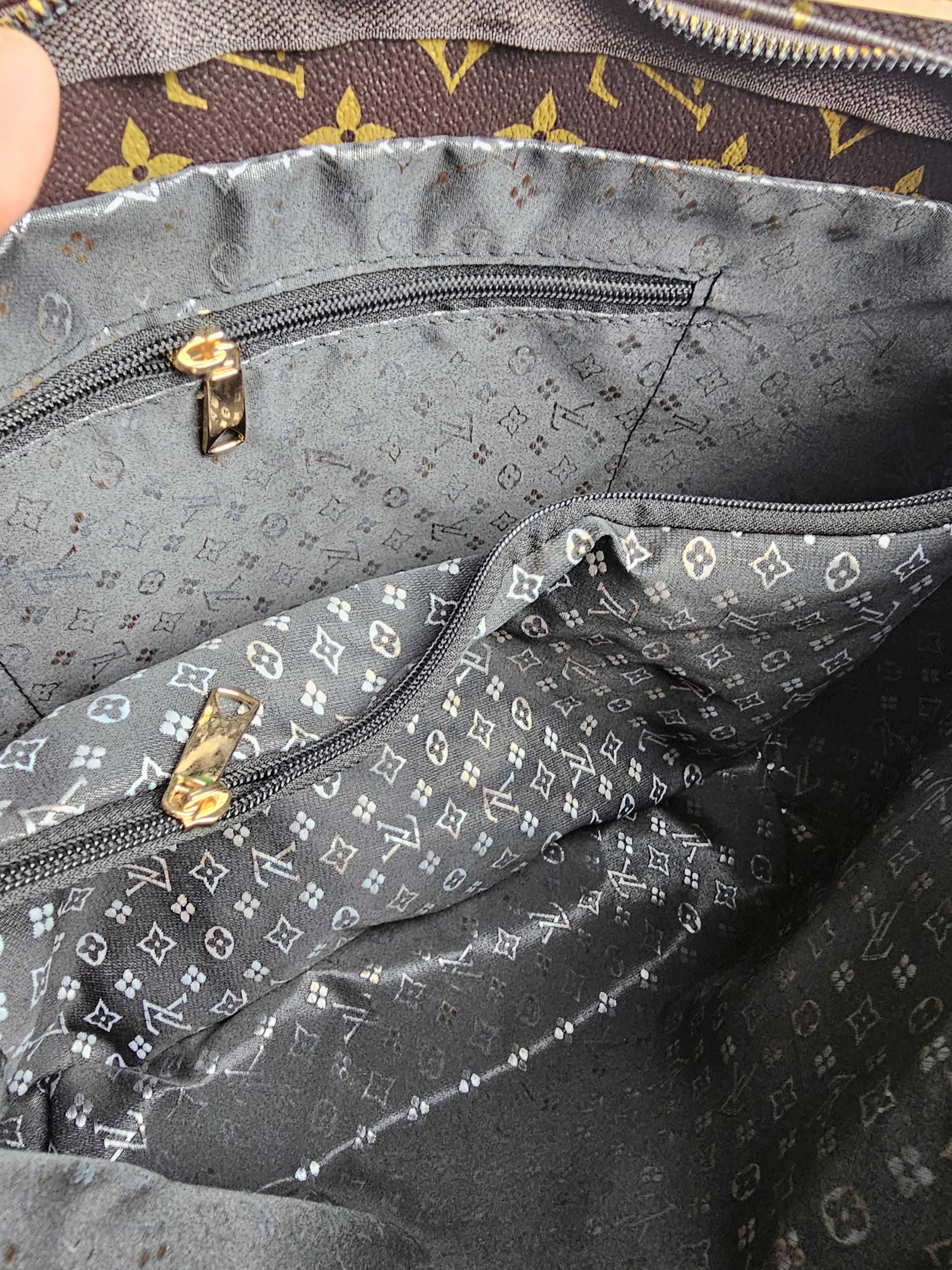 Torebka Louis Vuitton JET SET brazowa na ramię torba damska LV