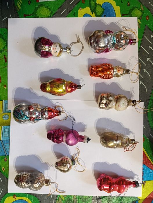 Ёлочные игрушки времен СССР