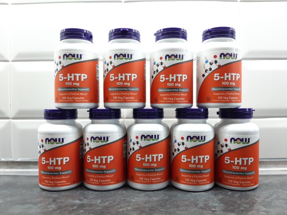 Now Foods, 5-HTP 100 мг (120 капс.), триптофан, гидрокситриптофан